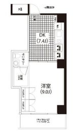 クイズ恵比寿 502 間取り図