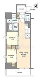 ドゥーエ三ノ輪III 5階 間取り図