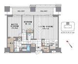 麻布台ヒルズレジデンスA 43階 間取り図