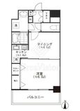 セレーネ自由が丘 204 間取り図