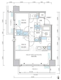 パークアクシス池袋イースト 502 間取り図