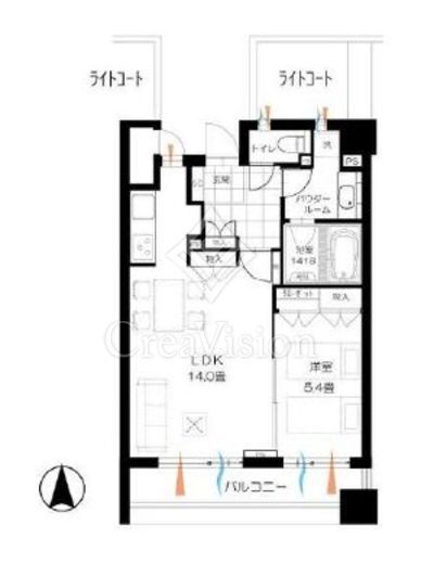 サウスコンフォート三鷹 1003 間取り図