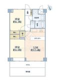 藤和吉祥寺マンションハイツ扇山 1階 間取り図