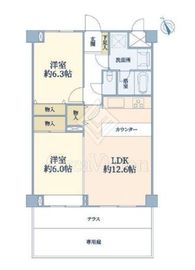 藤和吉祥寺マンションハイツ扇山 1階 間取り図
