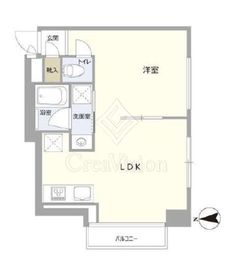芝マンション 9階 間取り図