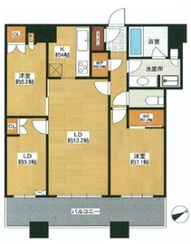 芝浦アイランド ケープタワー 23階 間取り図
