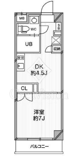 ガーデンテラス南麻布 103 間取り図