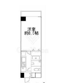 ヒューリックレジデンス参宮橋 706 間取り図