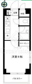サンテミリオン恵比寿 9階 間取り図