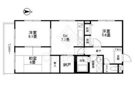 ブラウネスハイム大井町 304 間取り図