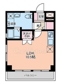 秀和第二南平台レジデンス 4階 間取り図