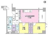 デュエット北千住セレナ 5階 間取り図