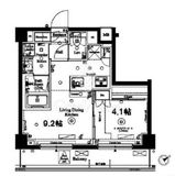 アクサス渋谷笹塚 6階 間取り図