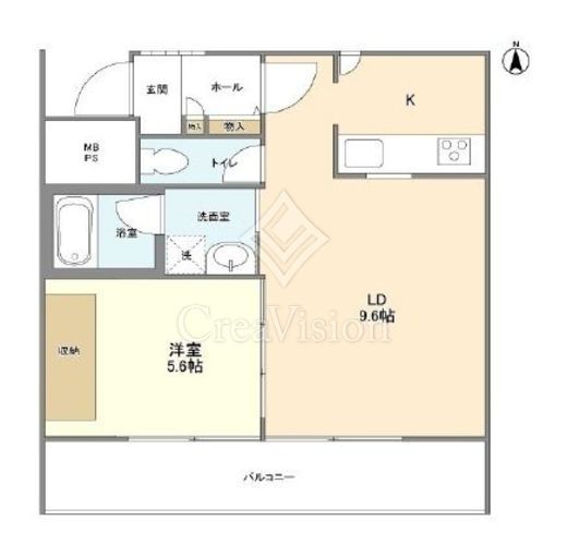 渓山館 302 間取り図
