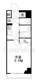 パレステュディオ新宿WEST 10階 間取り図