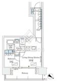 ロイヤルパークス有明 927 間取り図