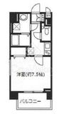 パレコート新宿 8階 間取り図
