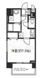 パレコート新宿 8階 間取り図