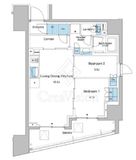 ルフォンプログレ志村坂上 412 間取り図