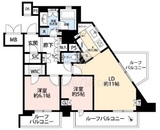 ジオ四谷坂町 7階 間取り図