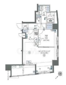 フェニックス新横濱クアトロ 8階 間取り図
