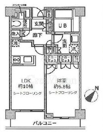 ファインステージ新横浜 4階 間取り図