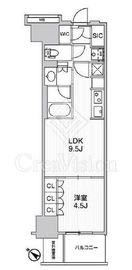 WORVE横浜伊勢佐木町 906 間取り図
