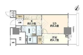 ブランズ横浜 14階 間取り図