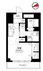 秀和高円寺レジデンス 8階 間取り図