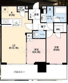 シティタワーズ東京ベイ 21階 間取り図