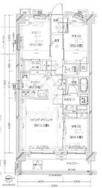 クレストフォルム湘南鵠沼 2階 間取り図