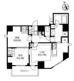 デュオステージ巣鴨 10階 間取り図
