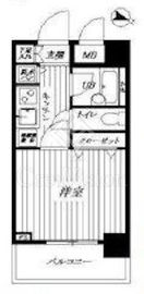 トーシンフェニックス赤坂 3階 間取り図