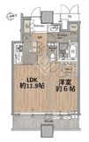 ザ・タワーズ台場 ウエスト 3階 間取り図