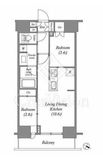 ACP RESIDENCE 浅草 1402 間取り図