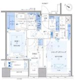 プレミストタワー白金高輪 31階 間取り図