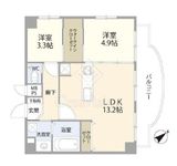 セザール用賀 2階 間取り図