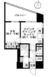プライア渋谷 6階 間取り図