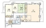 パークシティ新川崎 15階 間取り図