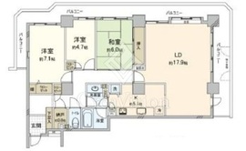 パークシティ新川崎 15階 間取り図