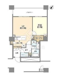 ブリリア有明スカイタワー 12階 間取り図