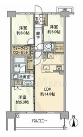 シティテラス荻窪エアーズコート 4階 間取り図