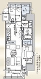 ベルファース蒲田West 506 間取り図