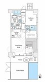 フロンティアレジデンス錦糸公園 103 間取り図