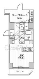 S-RESIDENCE入谷alesia 401 間取り図