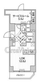 S-RESIDENCE入谷alesia 701 間取り図