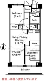 プライムアーバン武蔵小杉comodo 407 間取り図