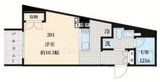 Fullea島津山 201 間取り図