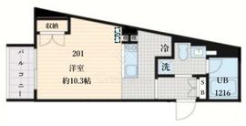 Fullea島津山 201 間取り図