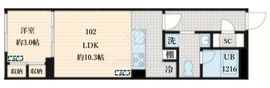 Fullea島津山 102 間取り図